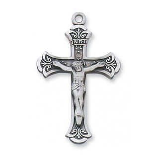 Sterling Silver Crucifix With Chain