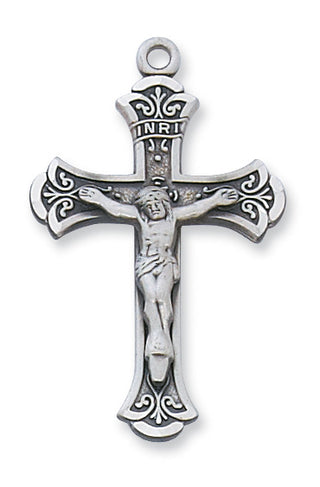 Sterling Silver Crucifix With Chain