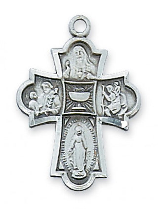 Sterling Silver Four-Way Chalice With Chain