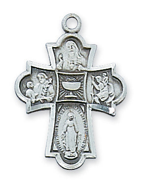 Sterling Silver Four-Way Chalice With Chain
