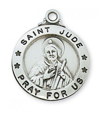 Pewter St Jude Medal With