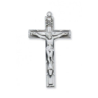 Sterling Silver Crucifix WithInch Chain 