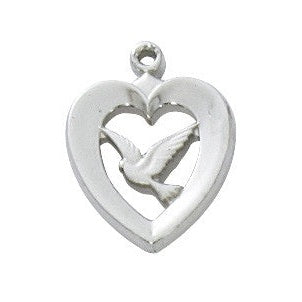 Stainless Dove Earrings With
