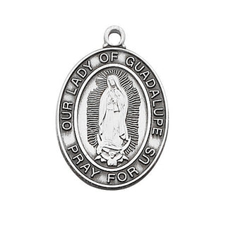 Sterling Silver Guadalupe Pendant LGu