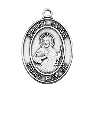 Sterling Silver Saint Jude Pendant LJu