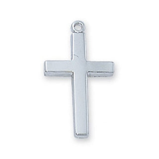 Sterling Silver Cross Chain Box