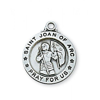 Sterling Silver Sml Saint Joan Arc Chain