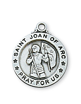 Sterling Silver Sml Saint Joan Arc Chain