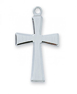Sterling Silver Cross With Chain 