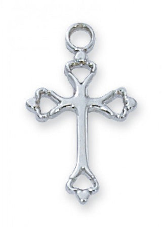 Sterling Silver Cross With Chain 