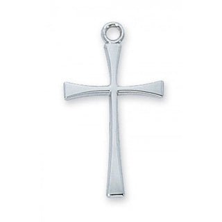 Sterling Silver Cross Chain And Box