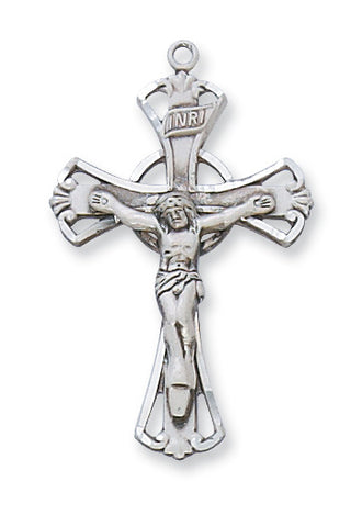 Sterling Silver Crucifix With Chain 