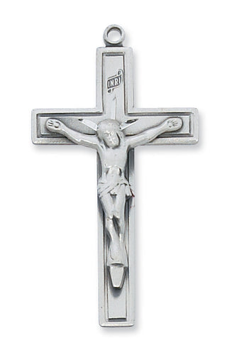Sterling Silver Crucifix WithInch Chain 