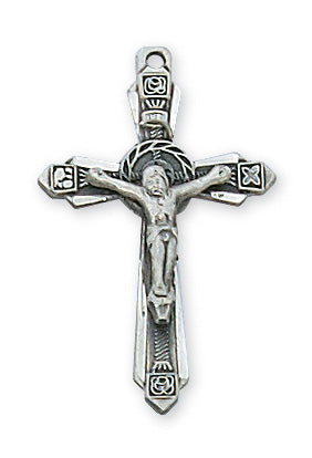 Sterling Silver Sm Crucifix With Chain