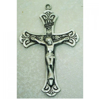 Sterling Silver Crucifix with 24-inch Chain