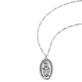 Sterling Our Lady Of Grace Miraculous Medal LFg