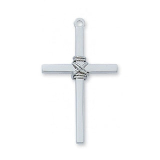 Sterling Silver Cross WithInch Chain