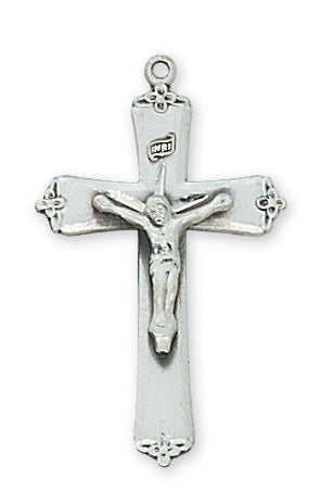 Sterling Silver Small Crucifix With Chain