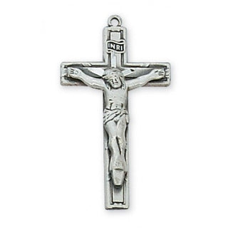 Sterling Silver Small Crucifix Chain Box