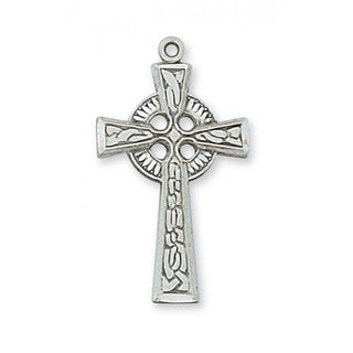 Sterling Silver Celtic Cross With Chain
