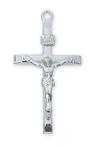 Sterling Silver Crucifix Chain Box