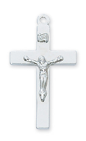 Sterling Silver Crucifix Chain Box 