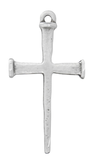 4 Chain Gold Over Sterling Silver Nail Cross J