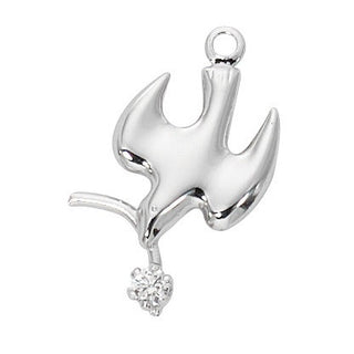 Stainless Dove Earrings With