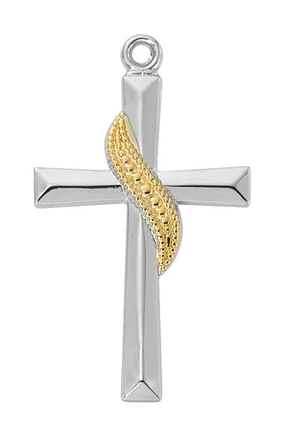  Chain Gold Over Sterling Silver Two Tone C J