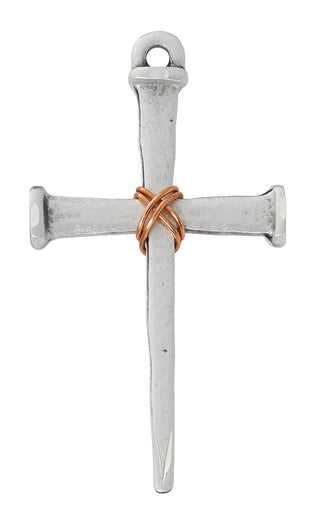 Sterling Silver Nail Cross L