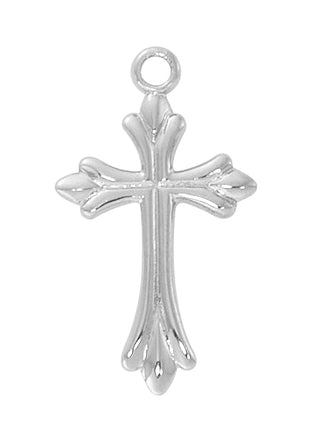 Sterling Silver Cross L