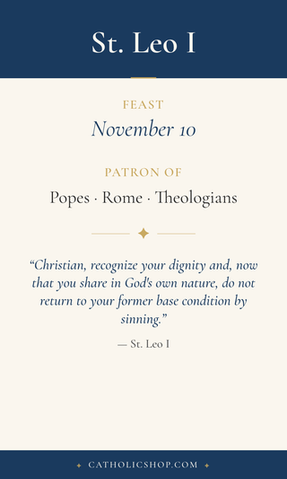 St. Leo I Holy Cards