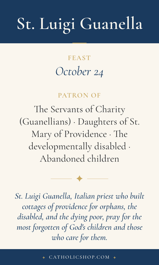 St. Luigi Guanella Holy Cards