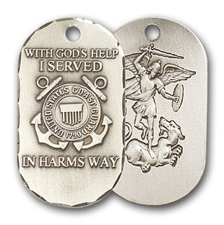 Sterling Silver Coast Guard Pendant