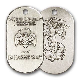 Sterling Silver National Guard Pendant