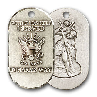 Sterling Silver Navy Pendant