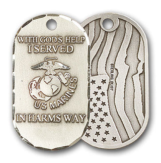 Sterling Silver Marines Pendant