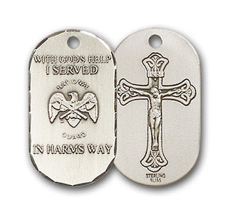 Sterling Silver National Guard Pendant