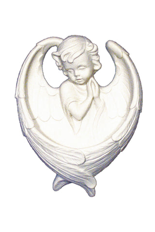 Angel Font in White, 6.5"