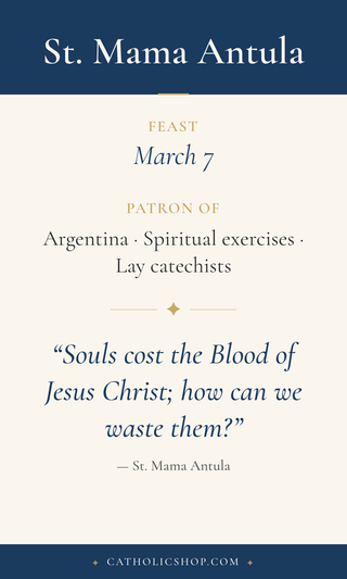 St. Mama Antula Holy Cards