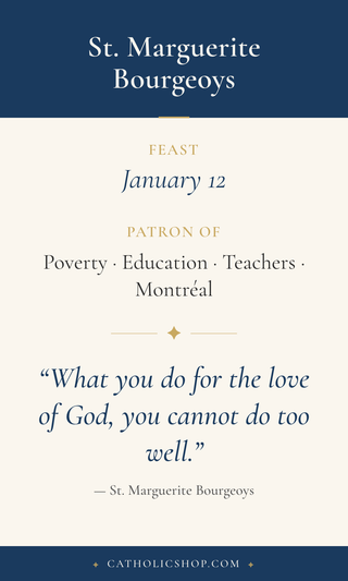 St. Marguerite Bourgeoys Holy Cards