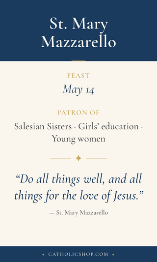 St. Mary Mazzarello Holy Cards