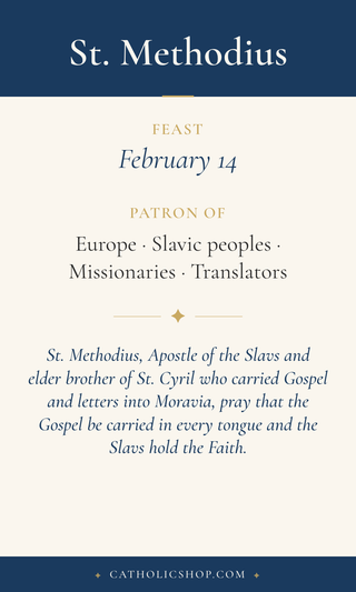 St. Methodius Holy Cards