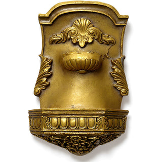 Jaimy Seashell Fountain - 28.5-inch — Antique Gold finish