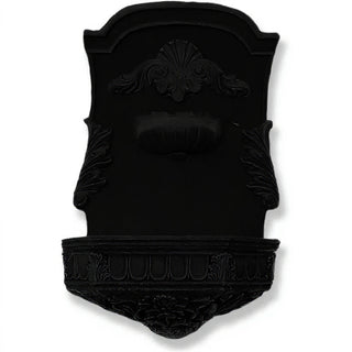 Jaimy Seashell Fountain - 28.5-inch — Flat Black finish