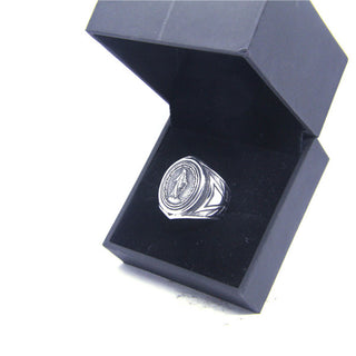 Miraculous Medal Ring for Men