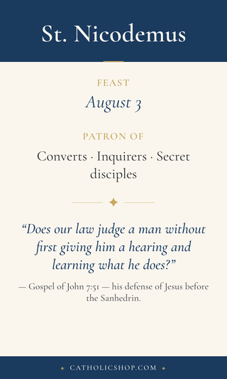 St. Nicodemus Holy Cards