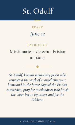 St. Odulf Holy Cards