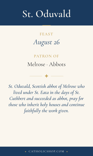 St. Oduvald Holy Cards