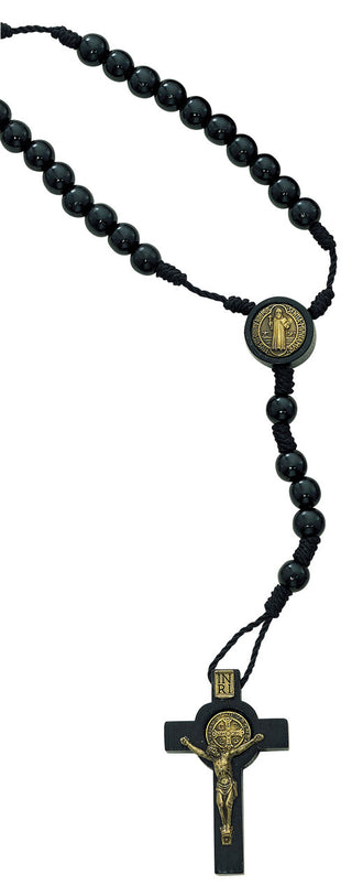 8X10MM Black Wood St. Benedict